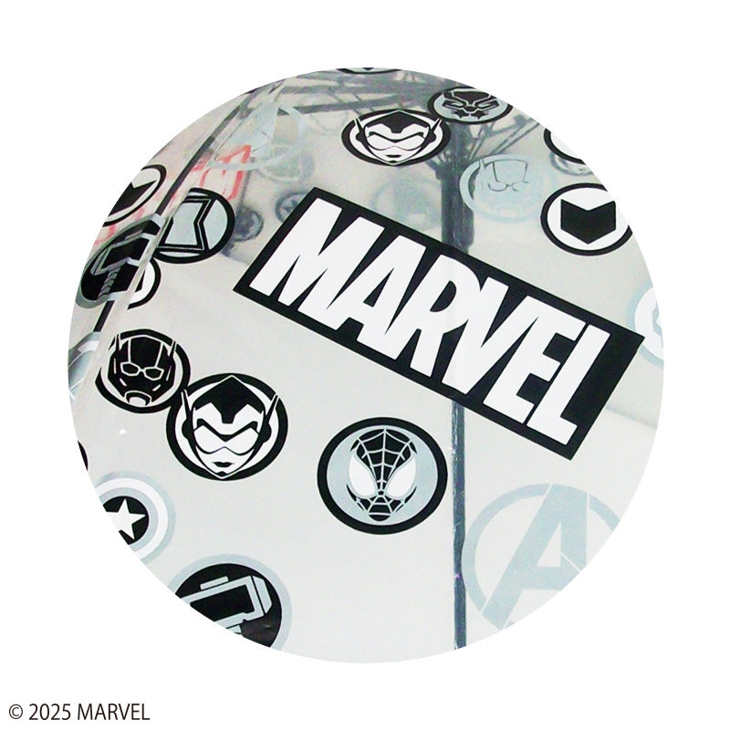 MARVEL ビニール傘 アイコン58cm グレー