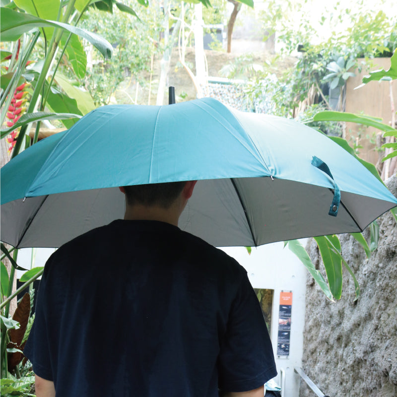 晴雨兼用ジャンプ傘65cm グリーン