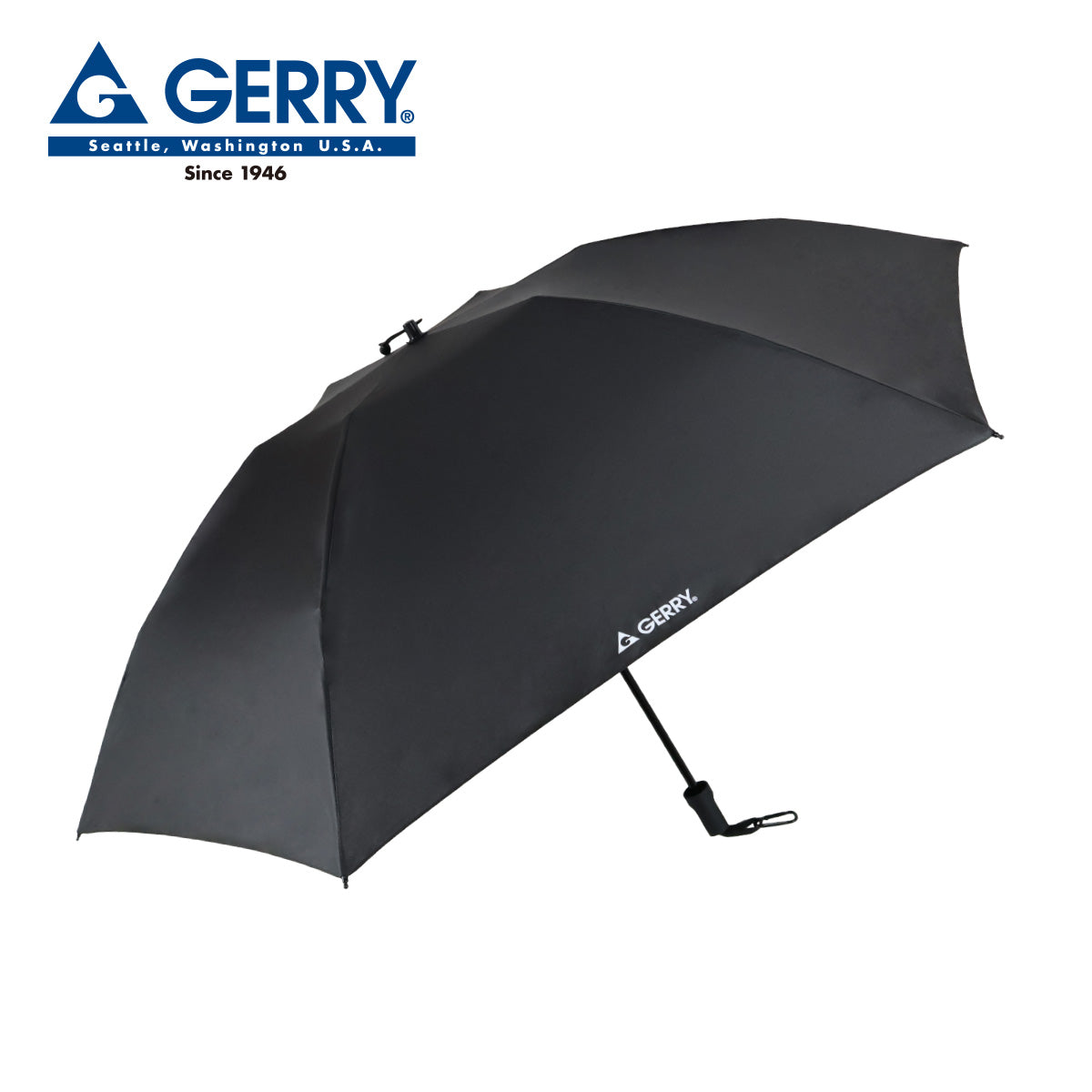 GERRY 超撥水スマート折傘58cm ブラック