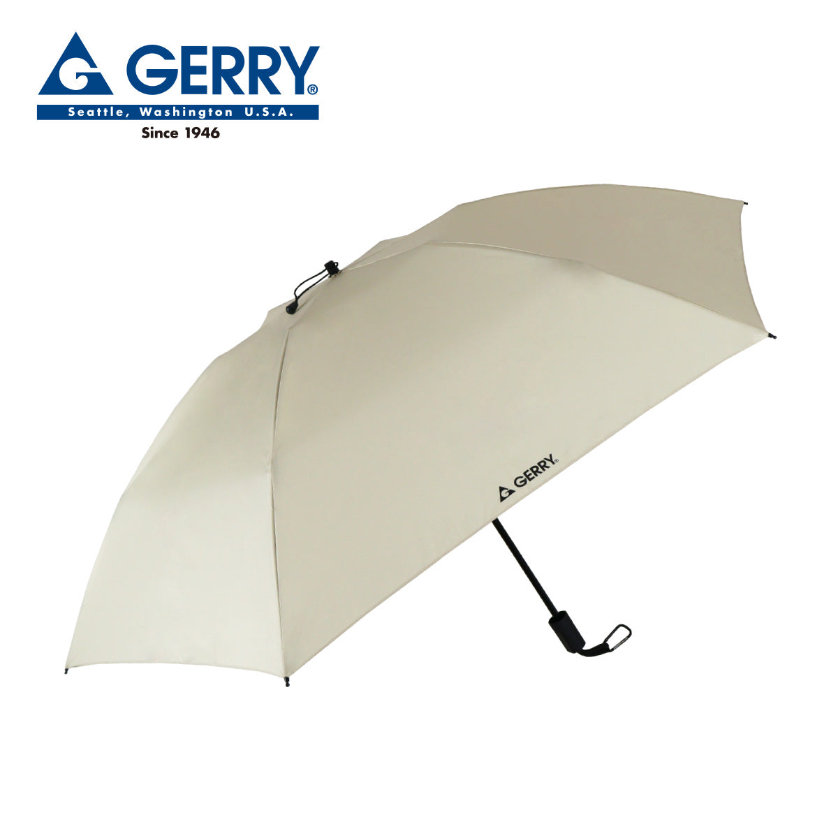 GERRY 超撥水スマート折傘58cm ベージュ