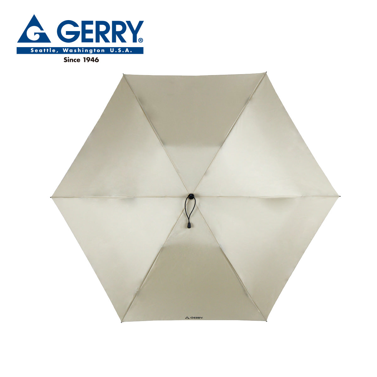 GERRY 超撥水スマート折傘58cm ベージュ