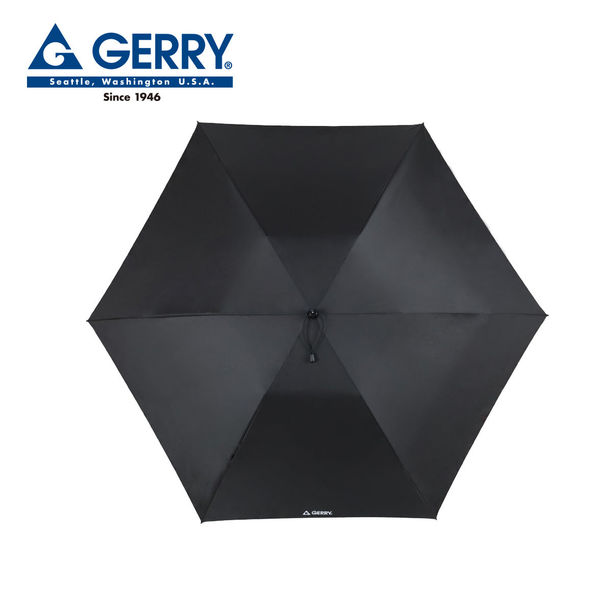 GERRY 超撥水スマート折傘58cm ブラック