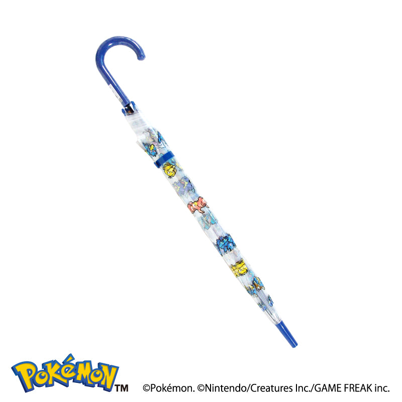 ポケモンビニール傘60cm ピクセルアート みずタイプ