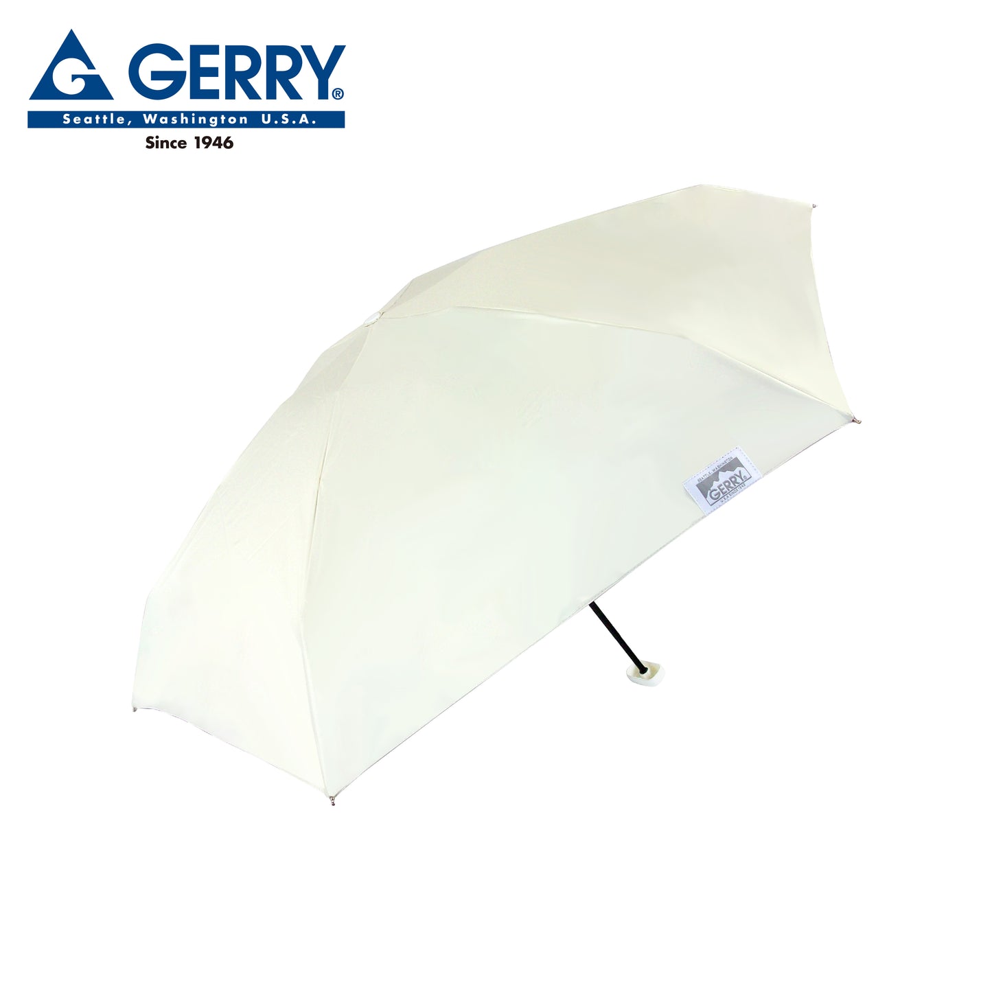 GERRY 晴雨兼用コンパクト折傘50cm オフホワイト