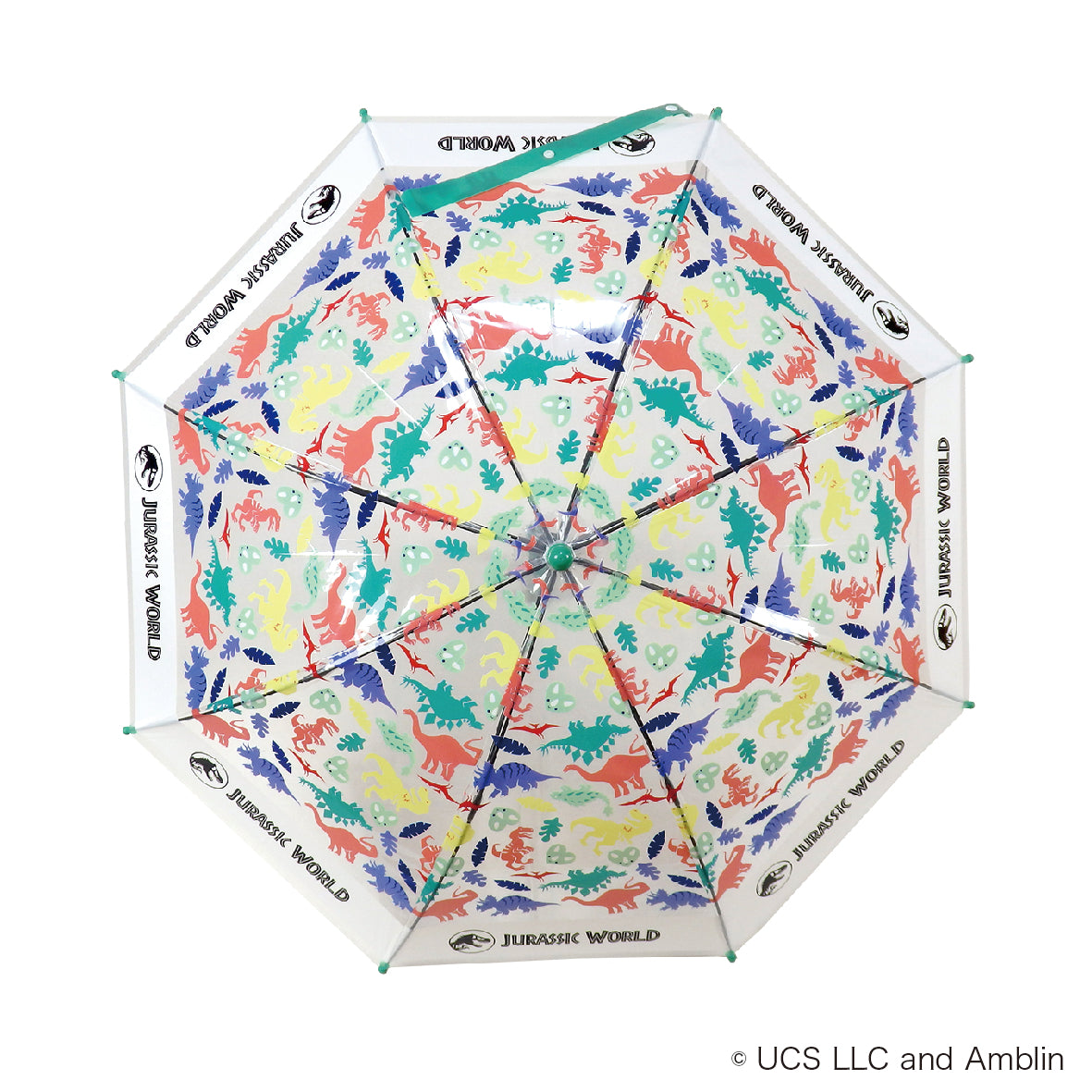 ジュラシック・ワールド 手開きビニール傘45cm