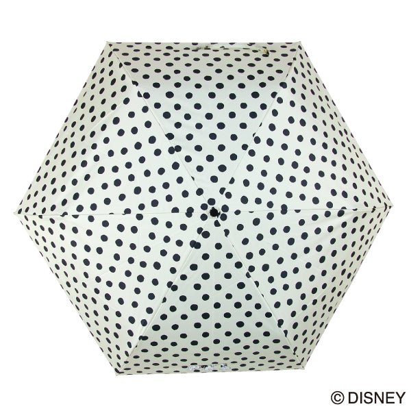 Disney 晴雨兼用折傘 101匹わんちゃん ドット50cm