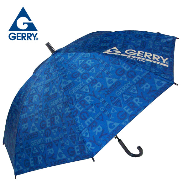 GERRY KIDS BJP長傘55cm ロゴ総柄ネイビー