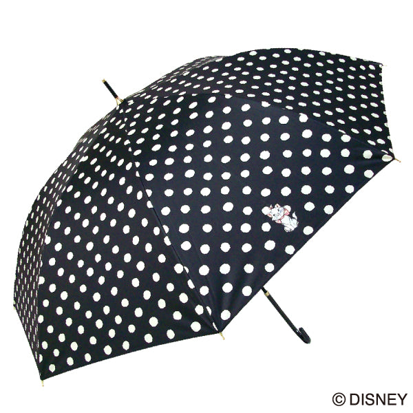 Disney 晴雨兼用長傘 マリー ドット58cm
