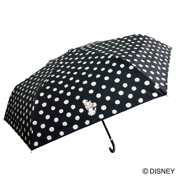 Disney 晴雨兼用折傘 マリー ドット50cm