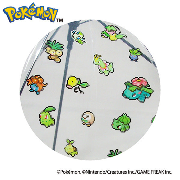 ポケモンビニール傘60cm ピクセルアート くさタイプ