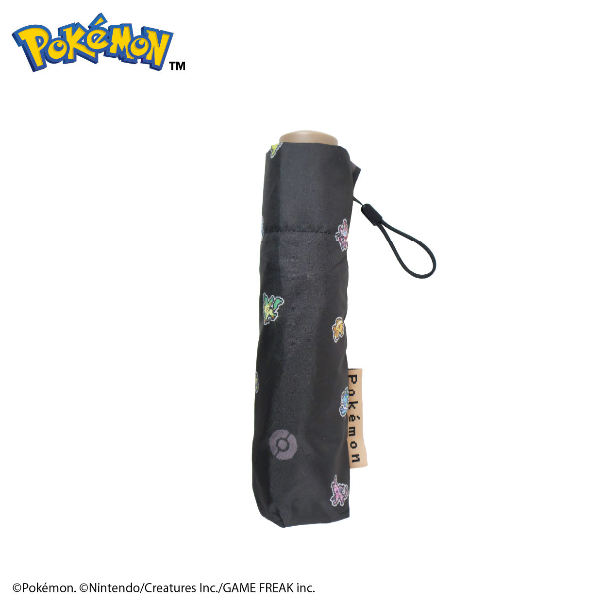 ポケモン生地折傘50cm ピクセルアート Eievui Collection