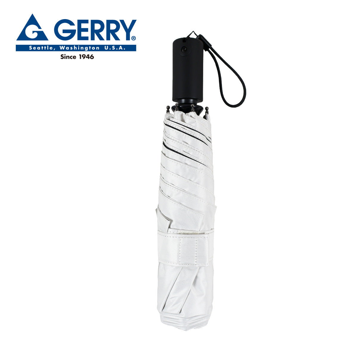 GERRY 自動開閉晴雨兼用折傘55cm オフホワイト
