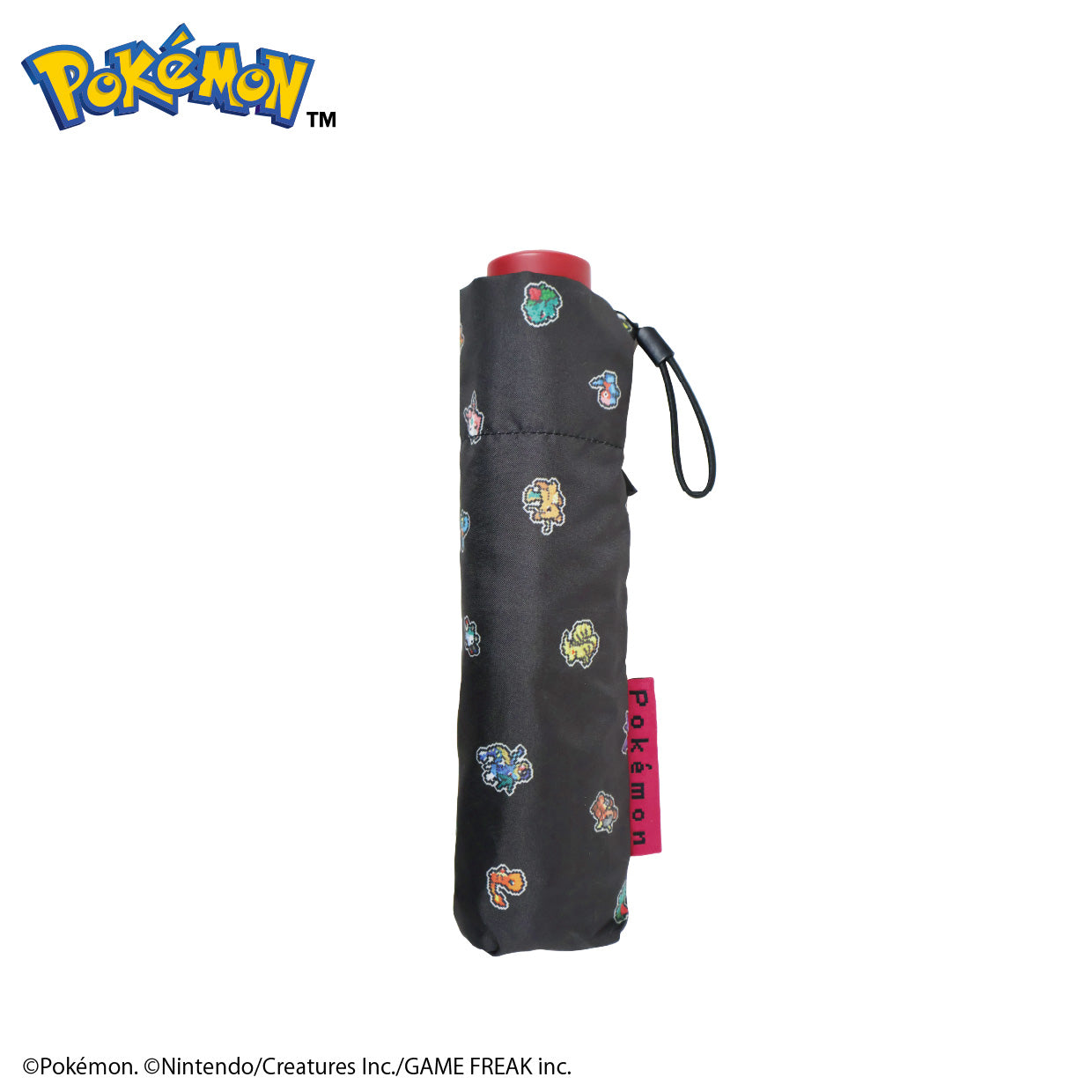 ポケモン生地折傘50cm ピクセルアート Mix