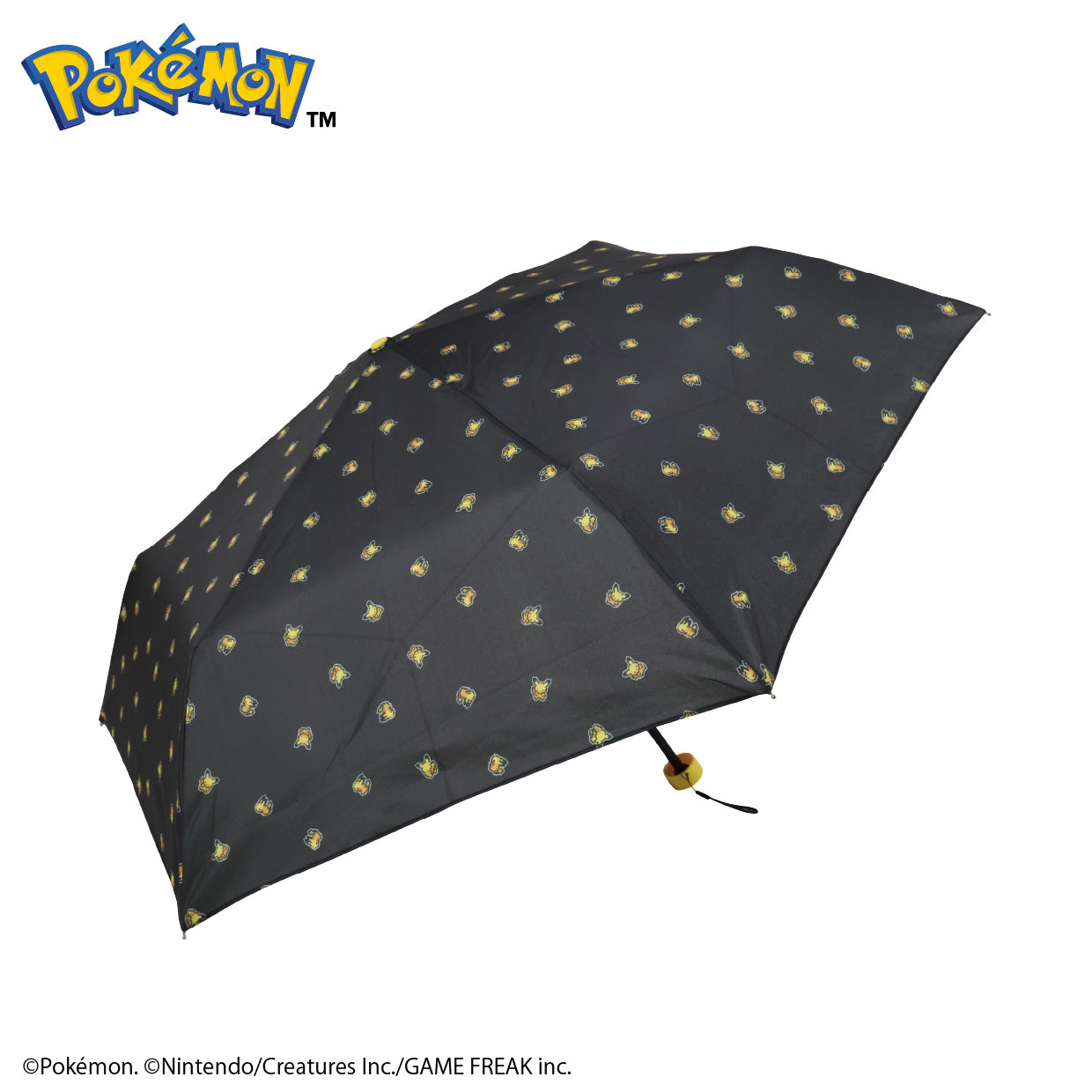 ポケモン生地折傘50cm ピクセルアート Pikachu