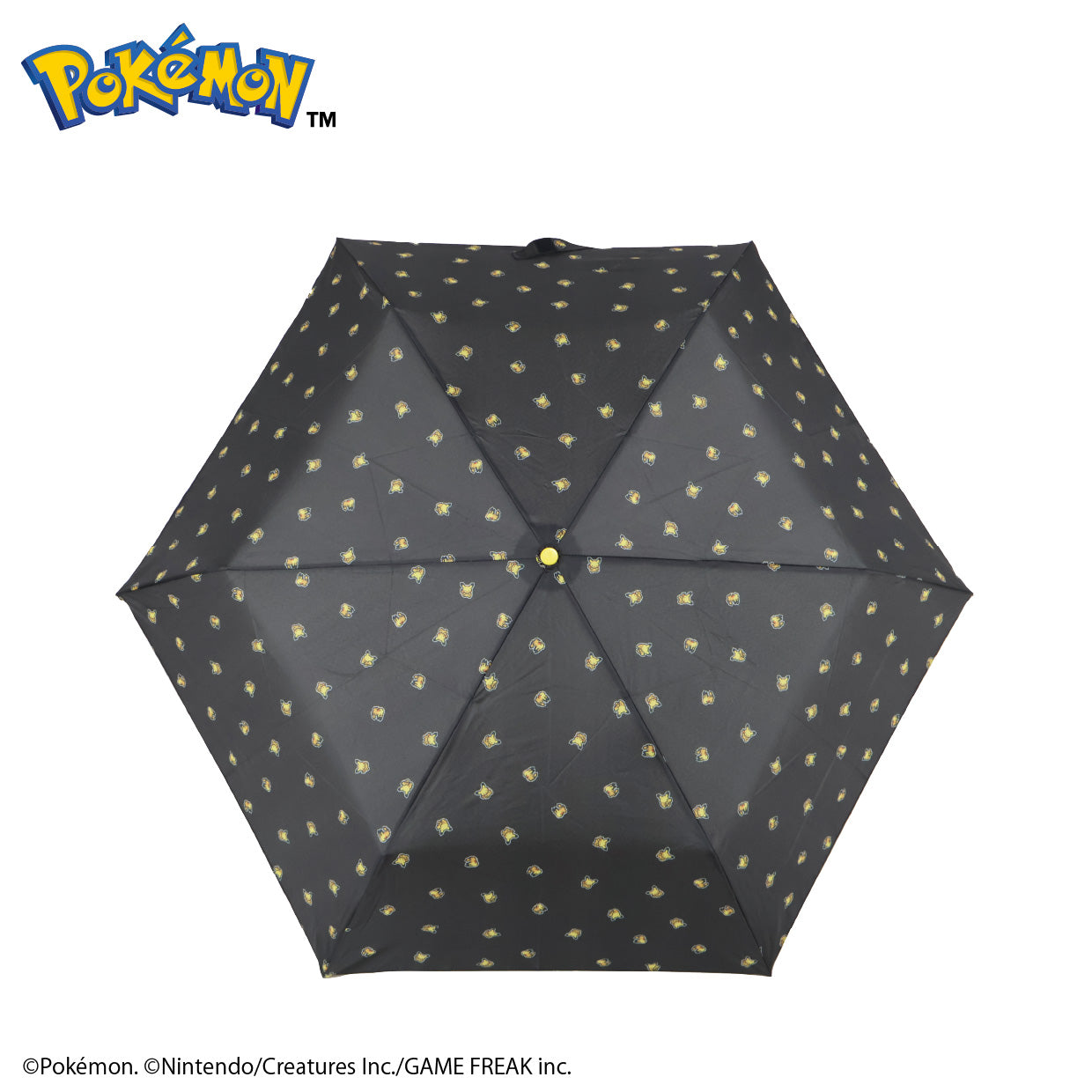 ポケモン生地折傘50cm ピクセルアート Pikachu