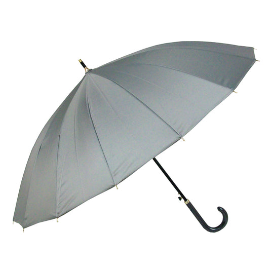 16本多骨ジャンプ傘 55cm グレー