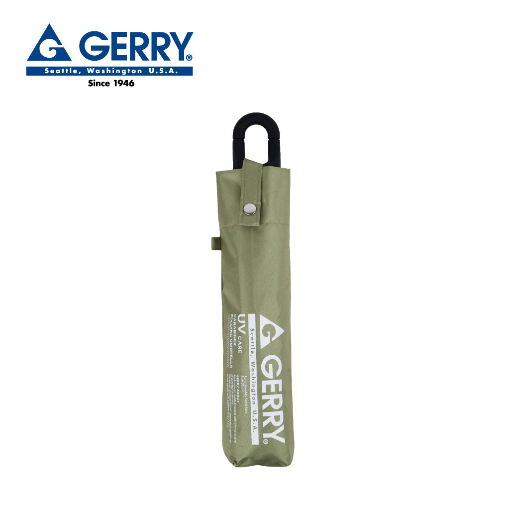 GERRY 晴雨兼用カラビナ手元折傘55cm カーキ – 大日産業株式会社