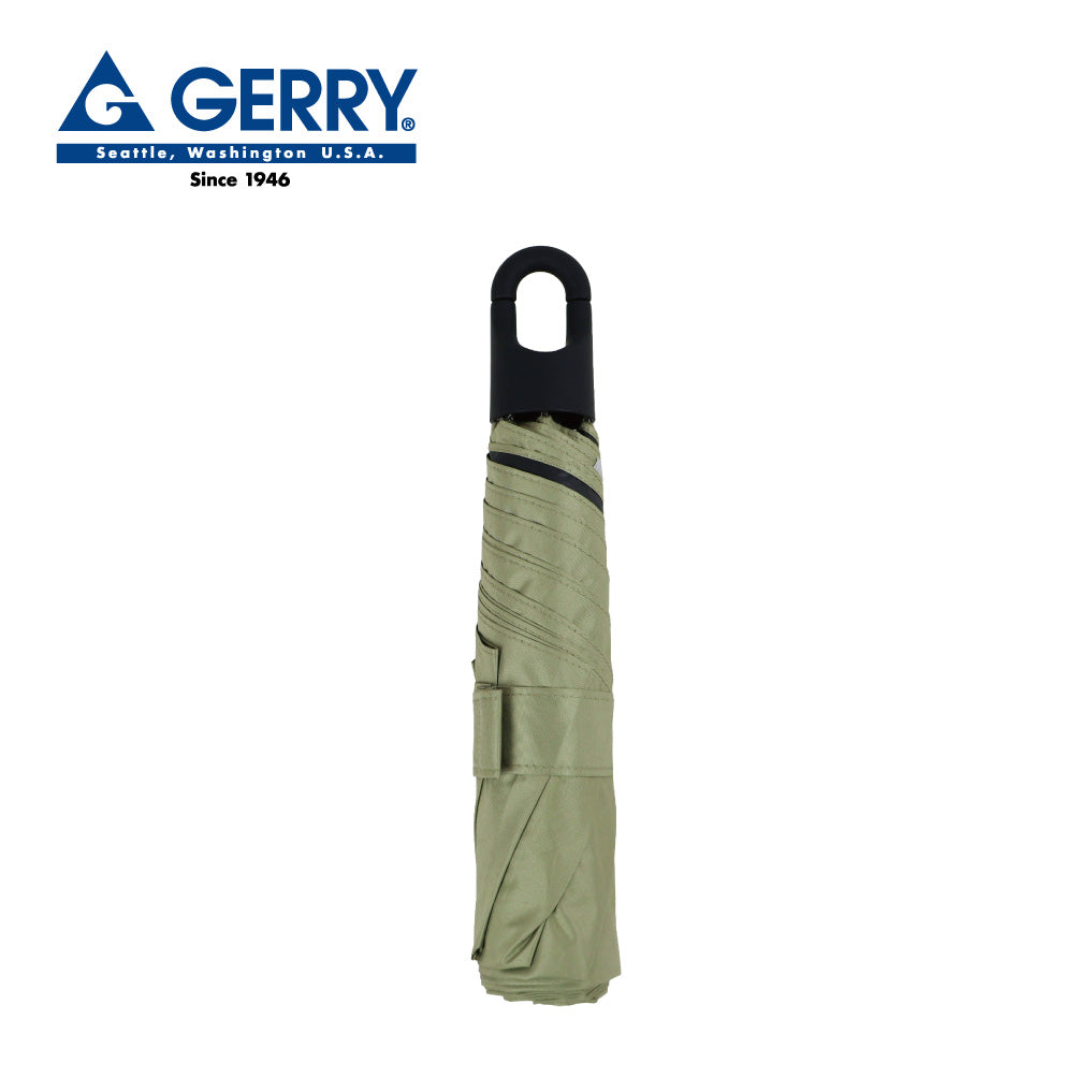 GERRY 晴雨兼用カラビナ手元折傘55cm カーキ – 大日産業株式会社