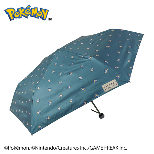 ポケモン晴雨兼用折傘50cm ピクセルアート カビゴン