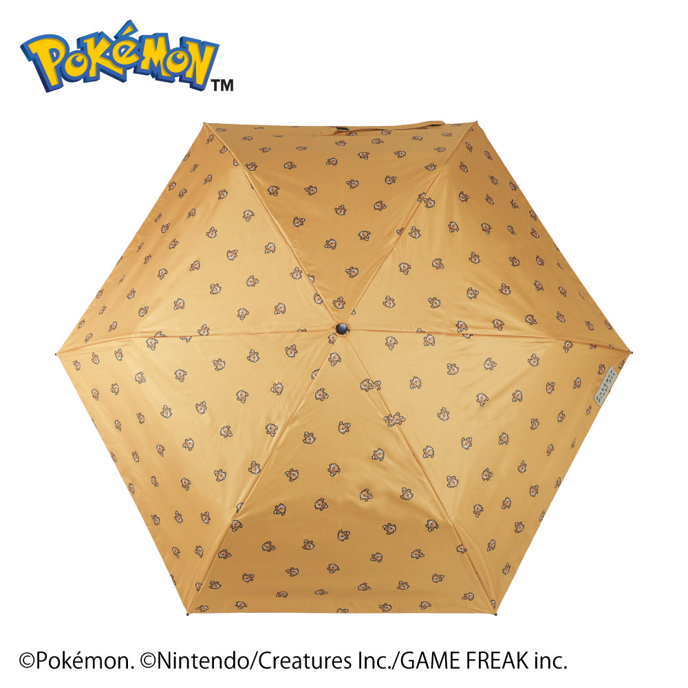 ポケモン晴雨兼用折傘50cm ピクセルアート イーブイ