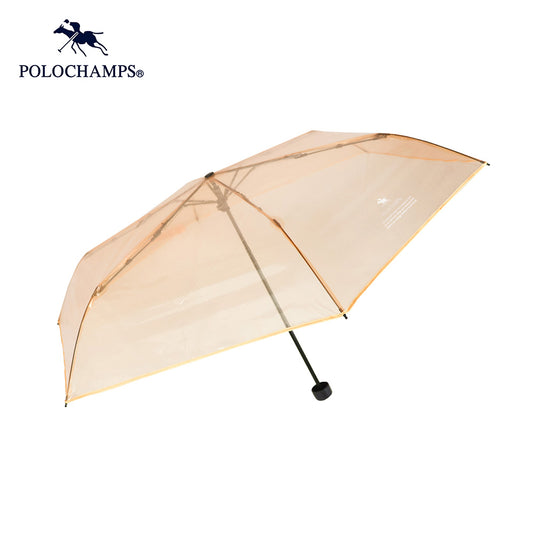 POLOCHAMPS　ビニール折傘　オレンジ55cm