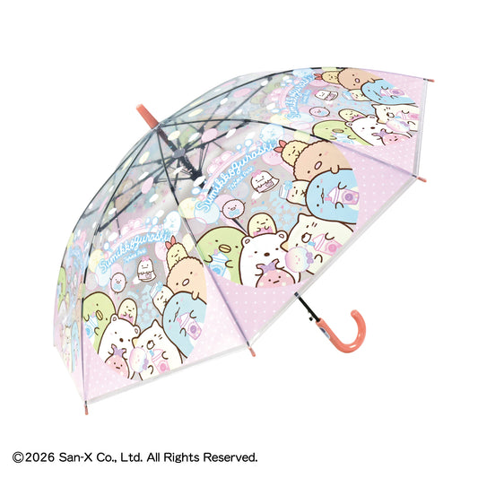 すみっコぐらし　ジャンプビニール傘55cm　たぴおかパーク