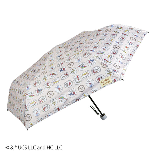 おさるのジョージ　晴雨兼用折傘55cm