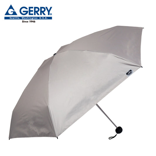 GERRY　晴雨兼用ショート折傘55cm　ベージュグレイ