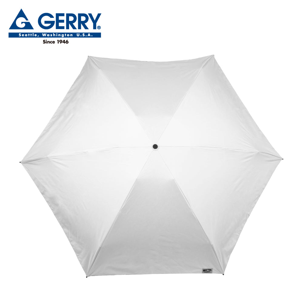 GERRY　晴雨兼用ショート折傘55cm　オフホワイト