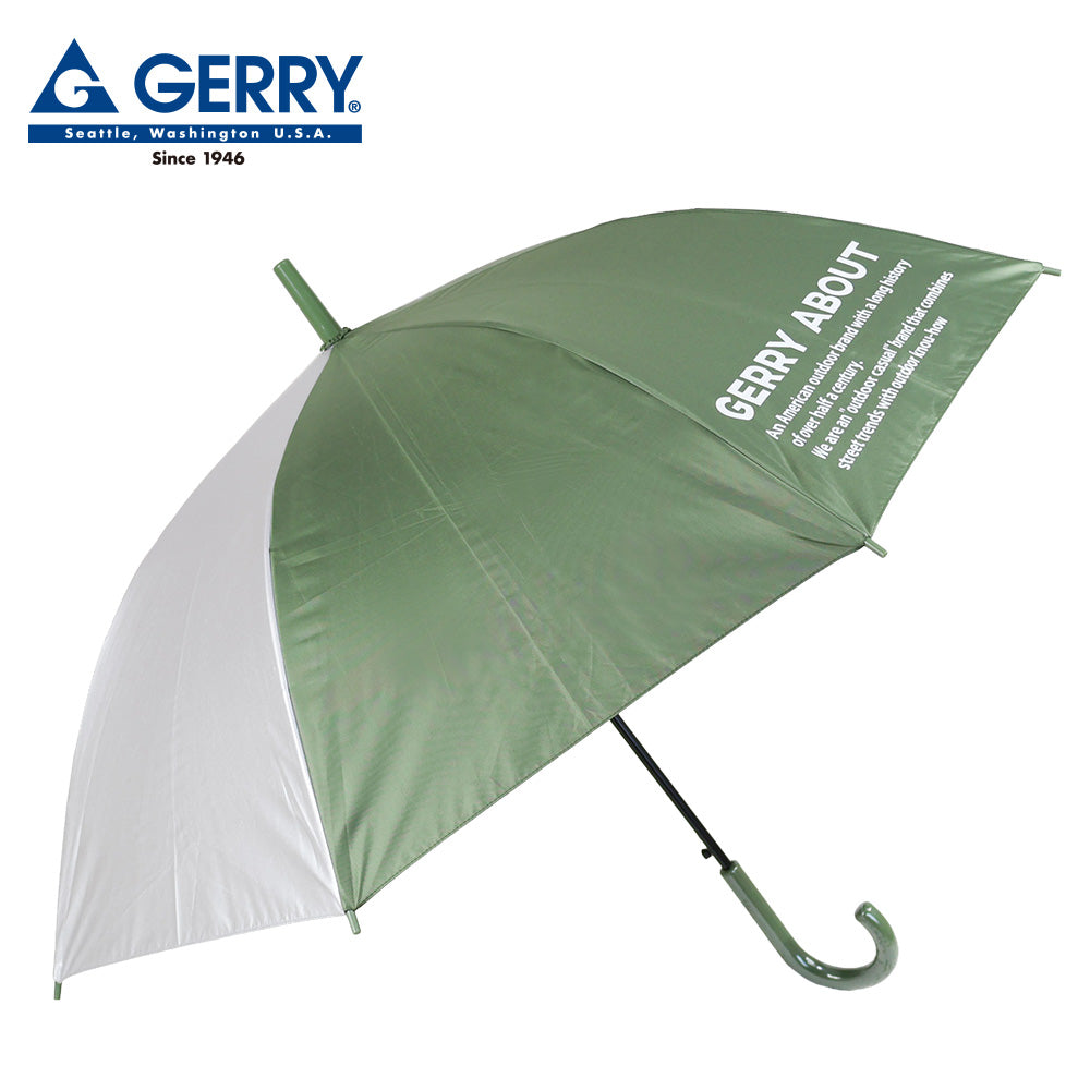 GERRY　KIDSシルバー日傘55cm　シルバー×カーキ