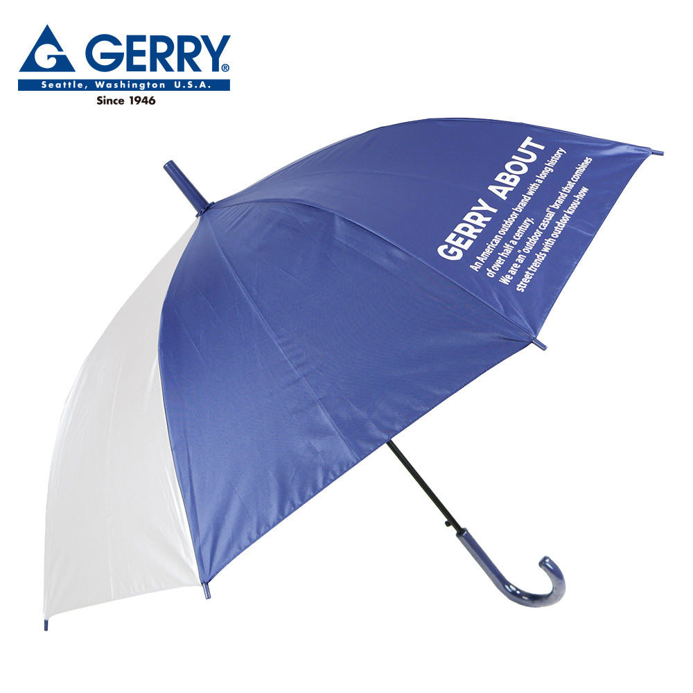 GERRY　KIDSシルバー日傘55cm　シルバー×ネイビー
