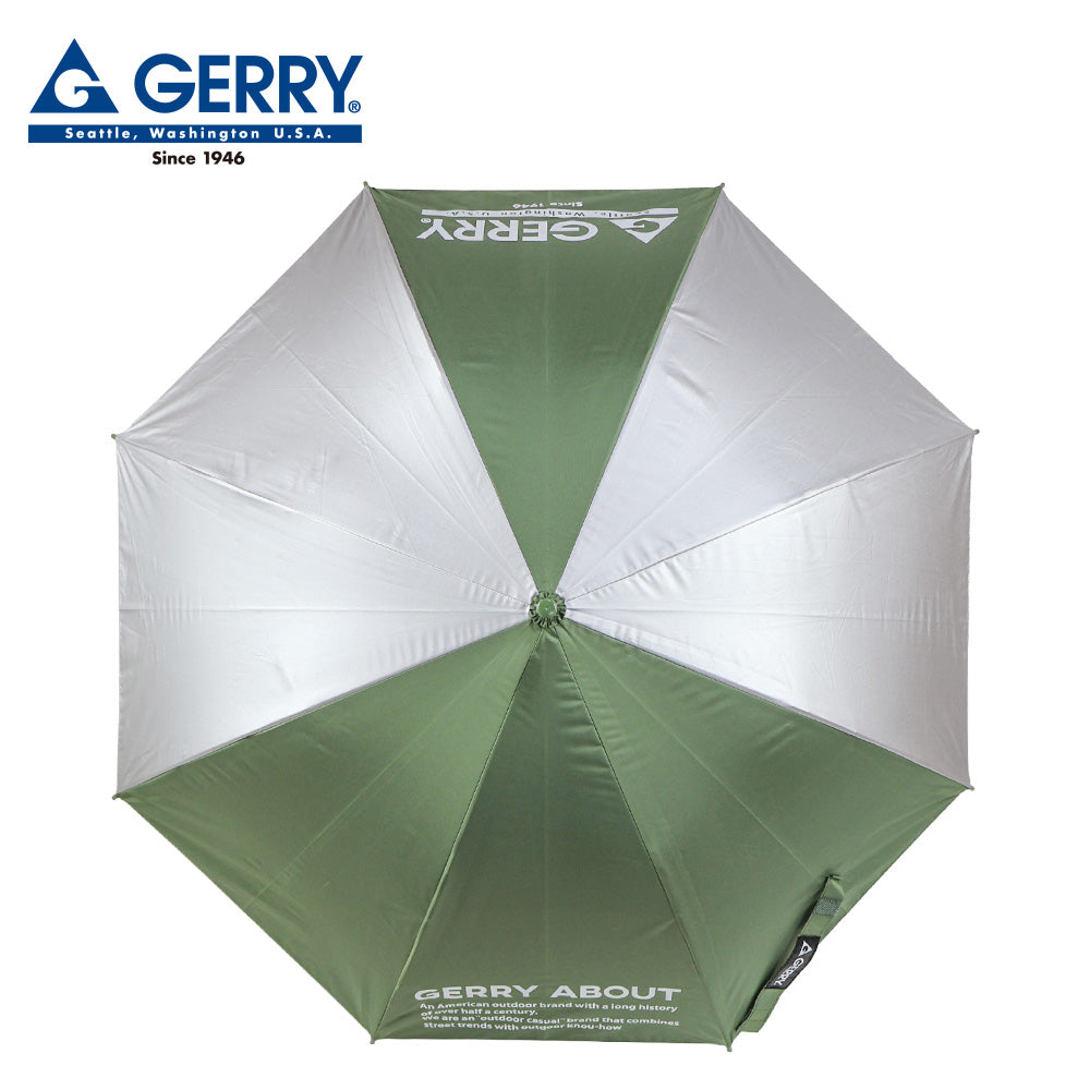 GERRY　KIDSシルバー日傘55cm　シルバー×カーキ