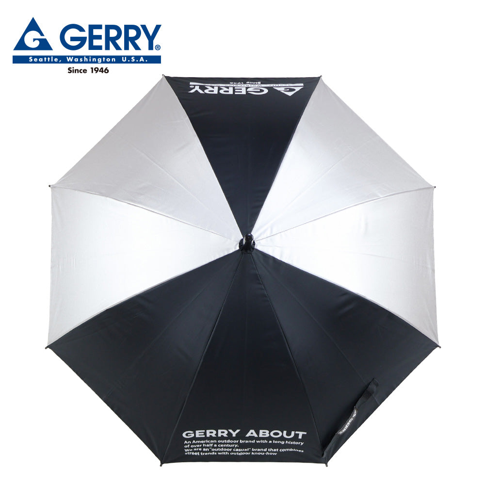 GERRY　KIDSシルバー日傘55cm　シルバー×ブラック