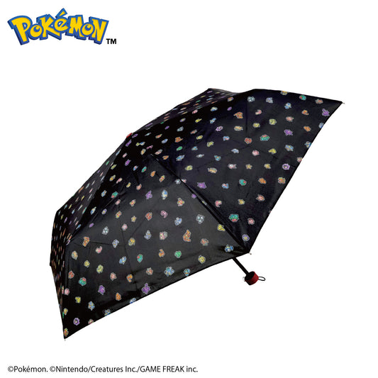 ポケモン生地折傘50cm ピクセルアート Mix