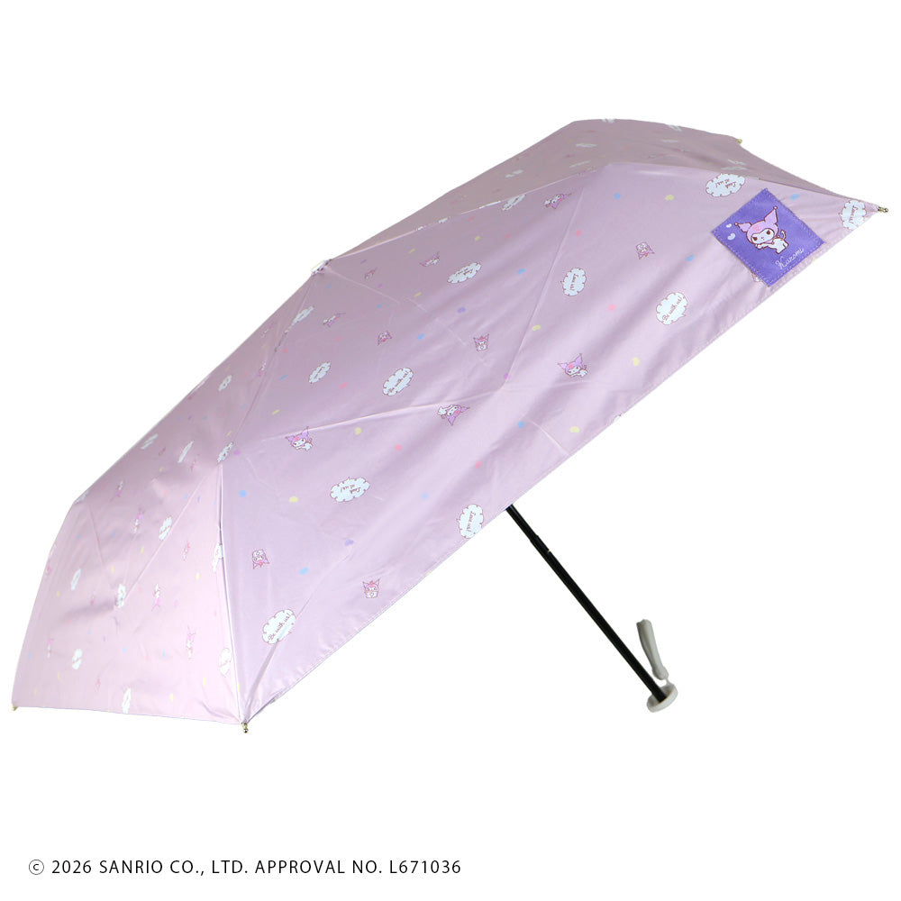 サンリオキャラクターズ　晴雨兼用折りたたみ傘50cm かまってきゅん クロミ