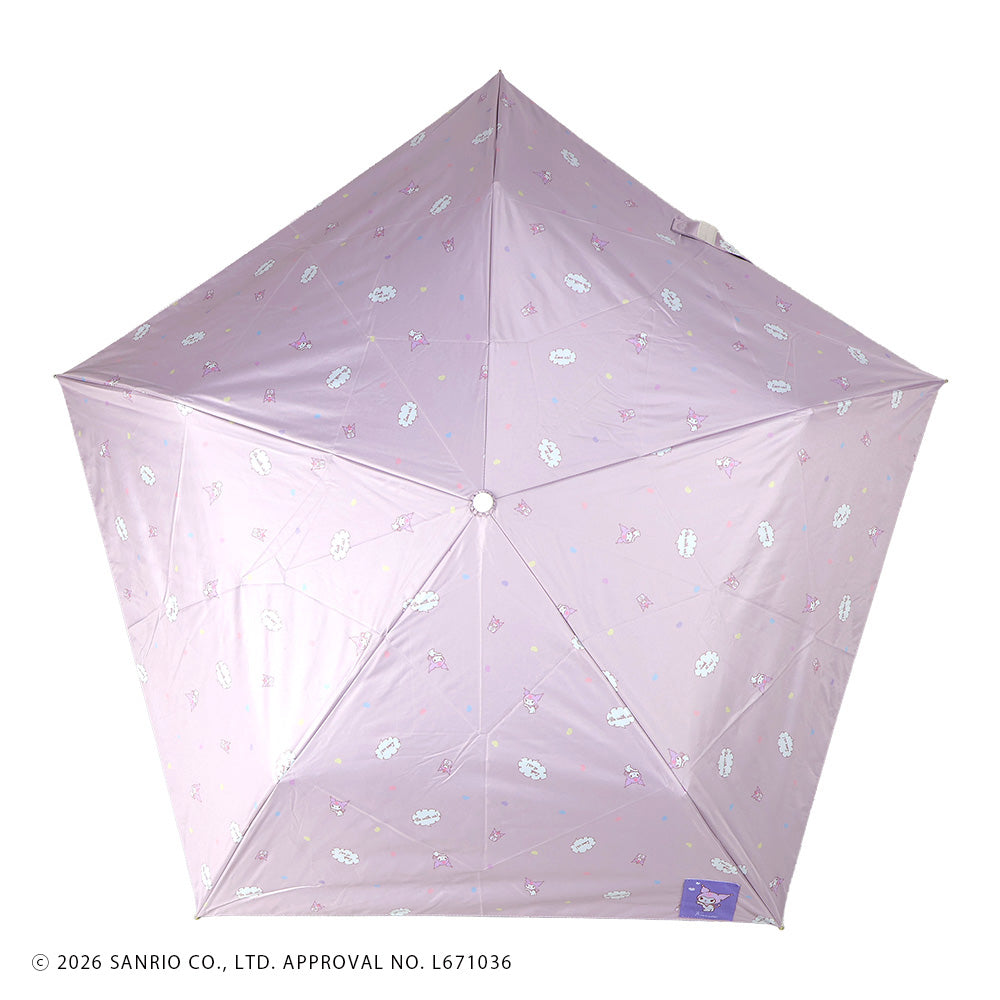 サンリオキャラクターズ　晴雨兼用折りたたみ傘50cm かまってきゅん クロミ