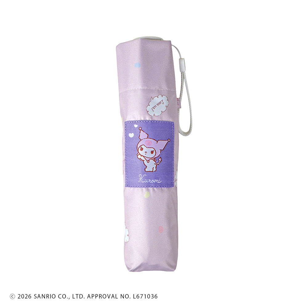 サンリオキャラクターズ　晴雨兼用折りたたみ傘50cm かまってきゅん クロミ