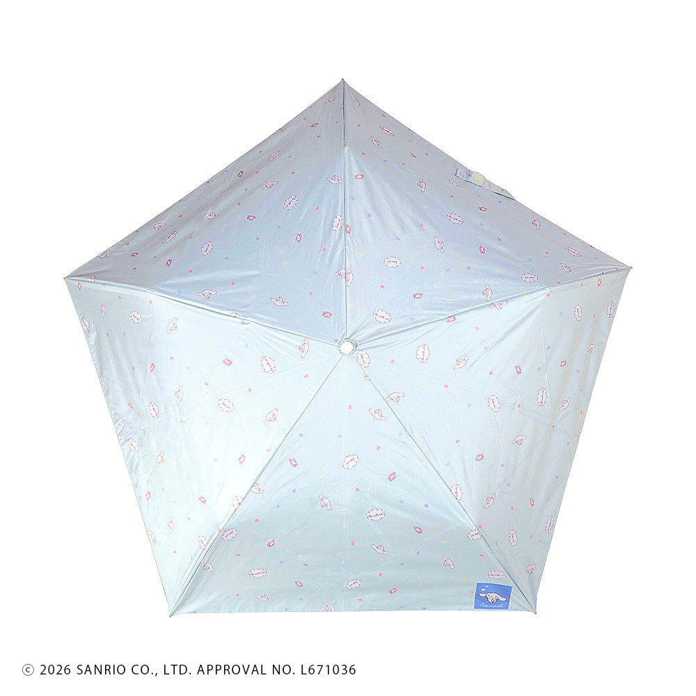 サンリオキャラクターズ　晴雨兼用折りたたみ傘50cm かまってきゅんシナモロール