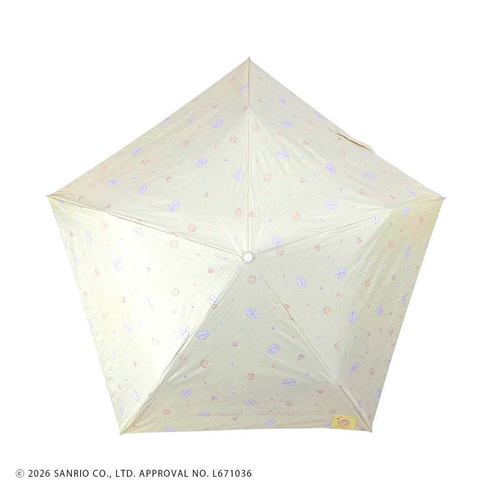 サンリオキャラクターズ 晴雨兼用折りたたみ傘50cm かまってきゅん ポムポムプリン
