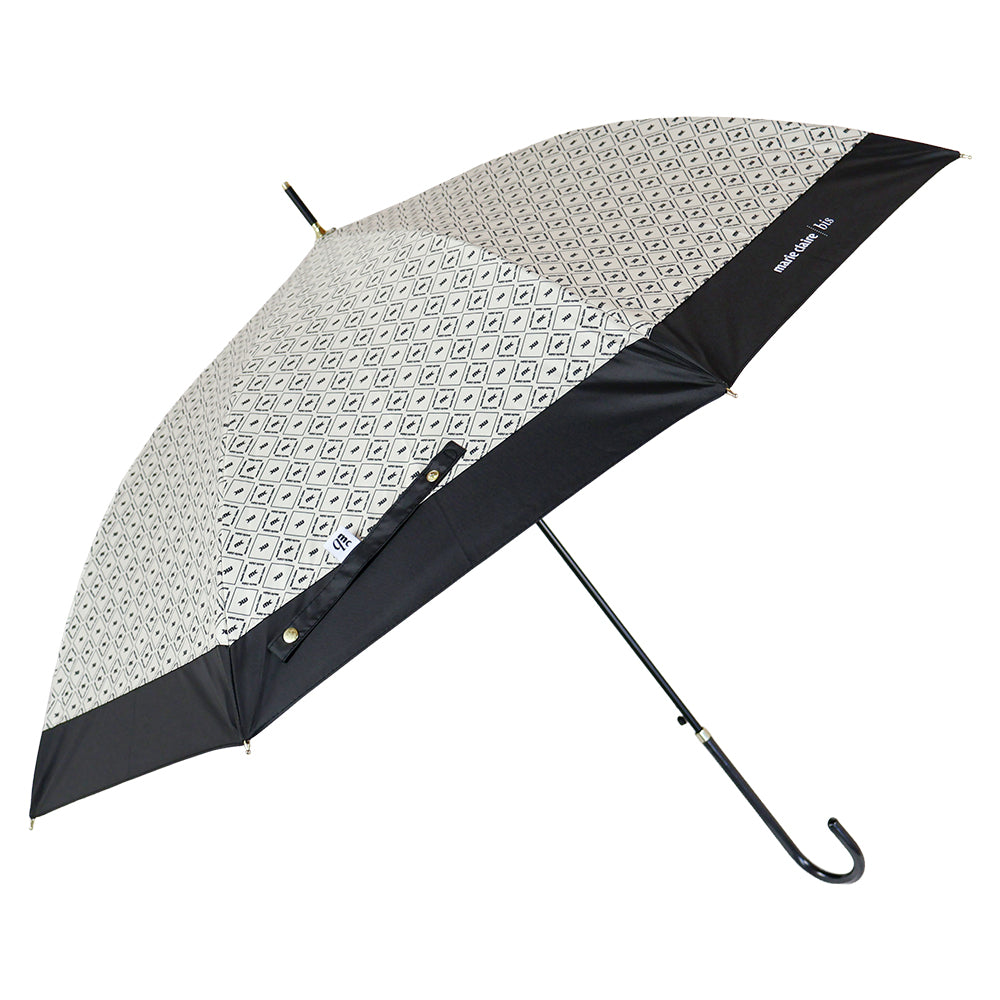 marie claire bis　晴雨兼用長傘 　BRANDING PATTERN 55cm