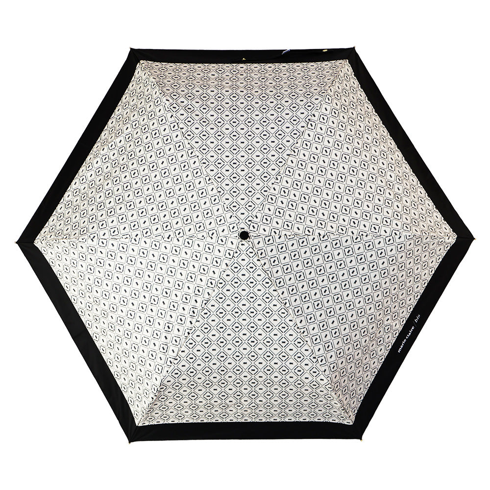 marie claire bis　晴雨兼用折傘　BRANDING PATTERN 50cm